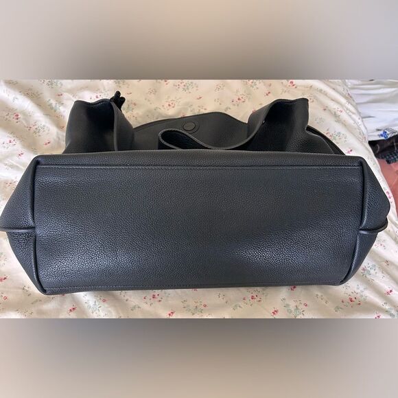 The Row Duplex Bag Black Pebble Leather EUC - Picture 11 of 16